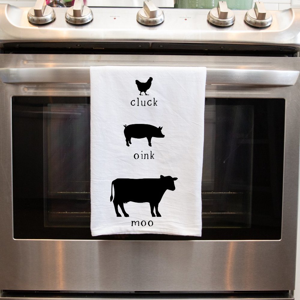 Farmhouse Kitchen Decorative Tea Towel Handmade Design Home Great Gift Idea